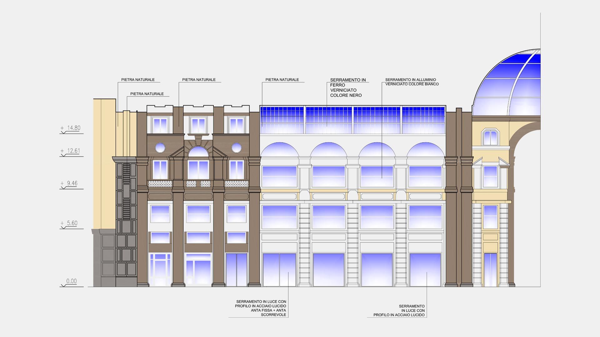 Excelsior Milano il rendering