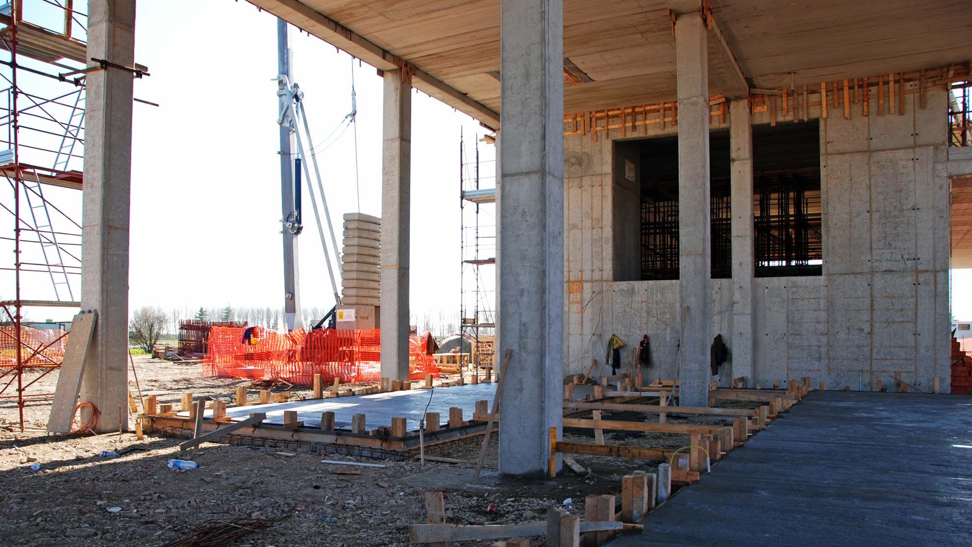 Stabilimento Oxon il cantiere