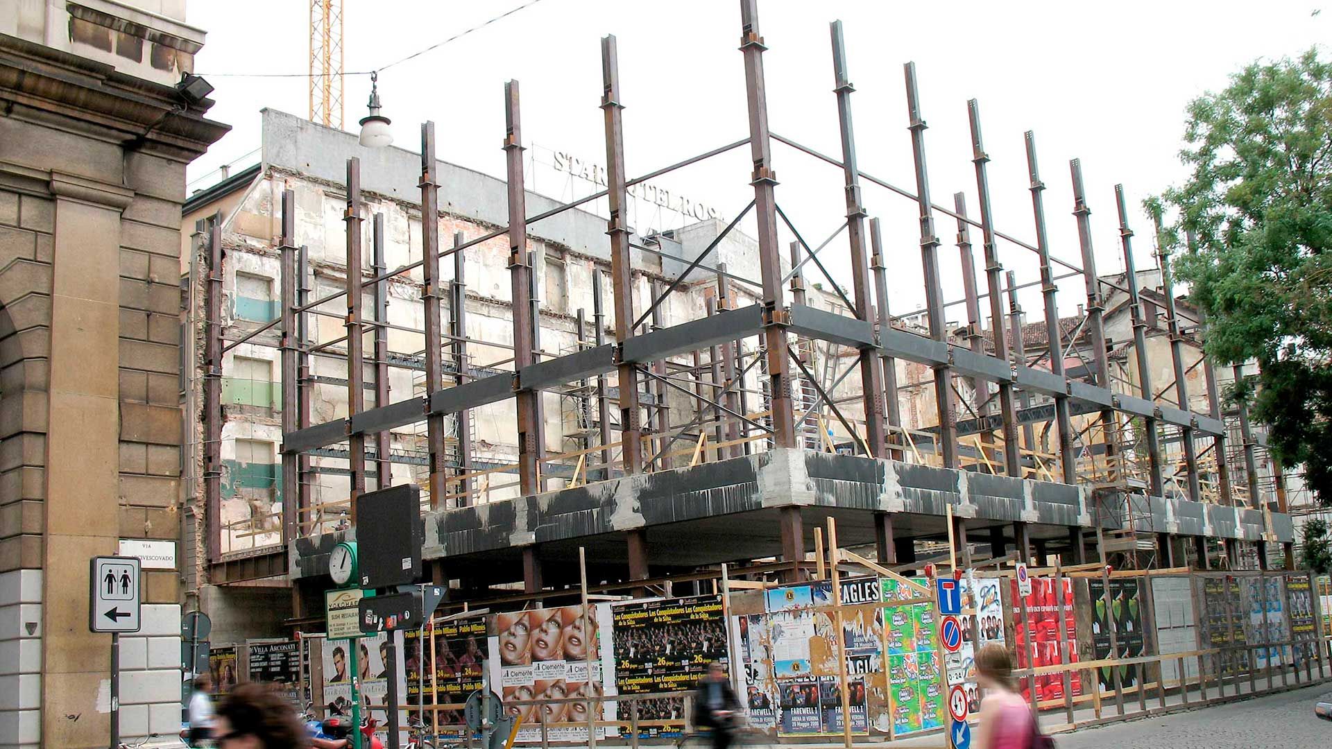 Starhotels Rosa Grand il cantiere