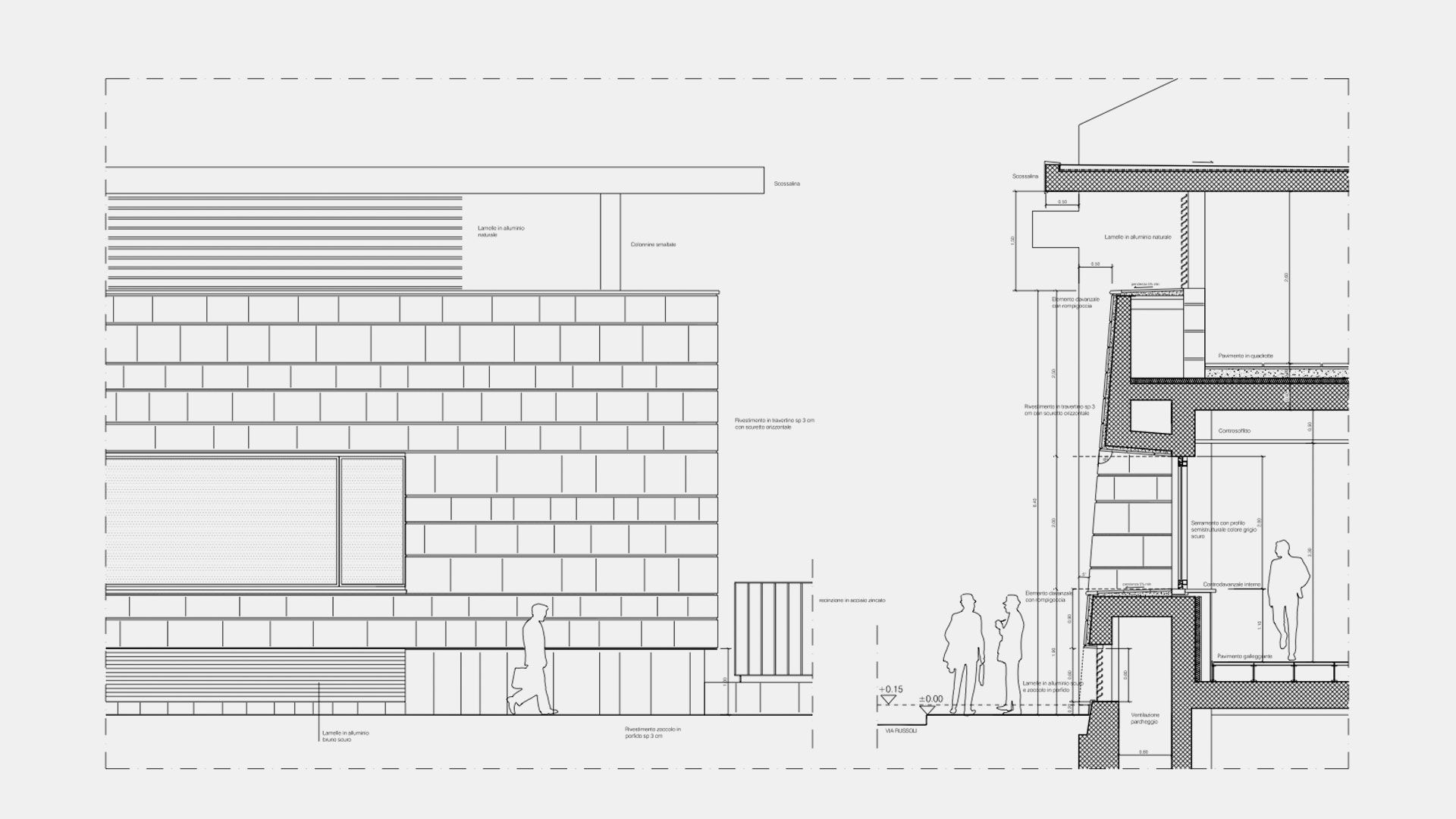 Intermodale Romolo disegno tecnico
