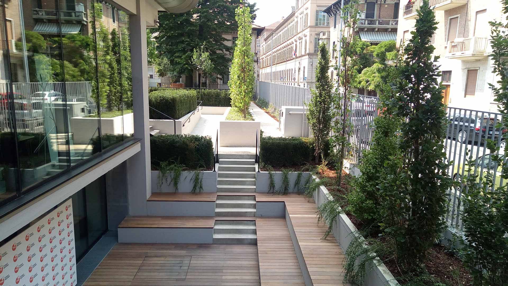 Fondazione Agnelli cortile interno