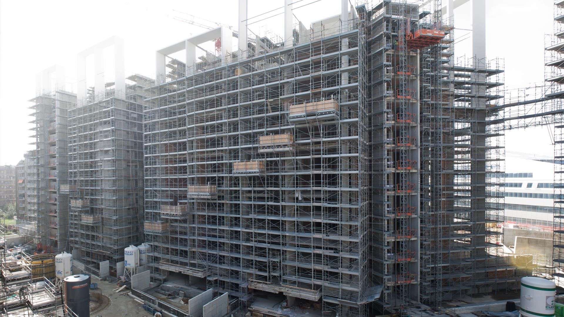 Parco Vittoria il cantiere