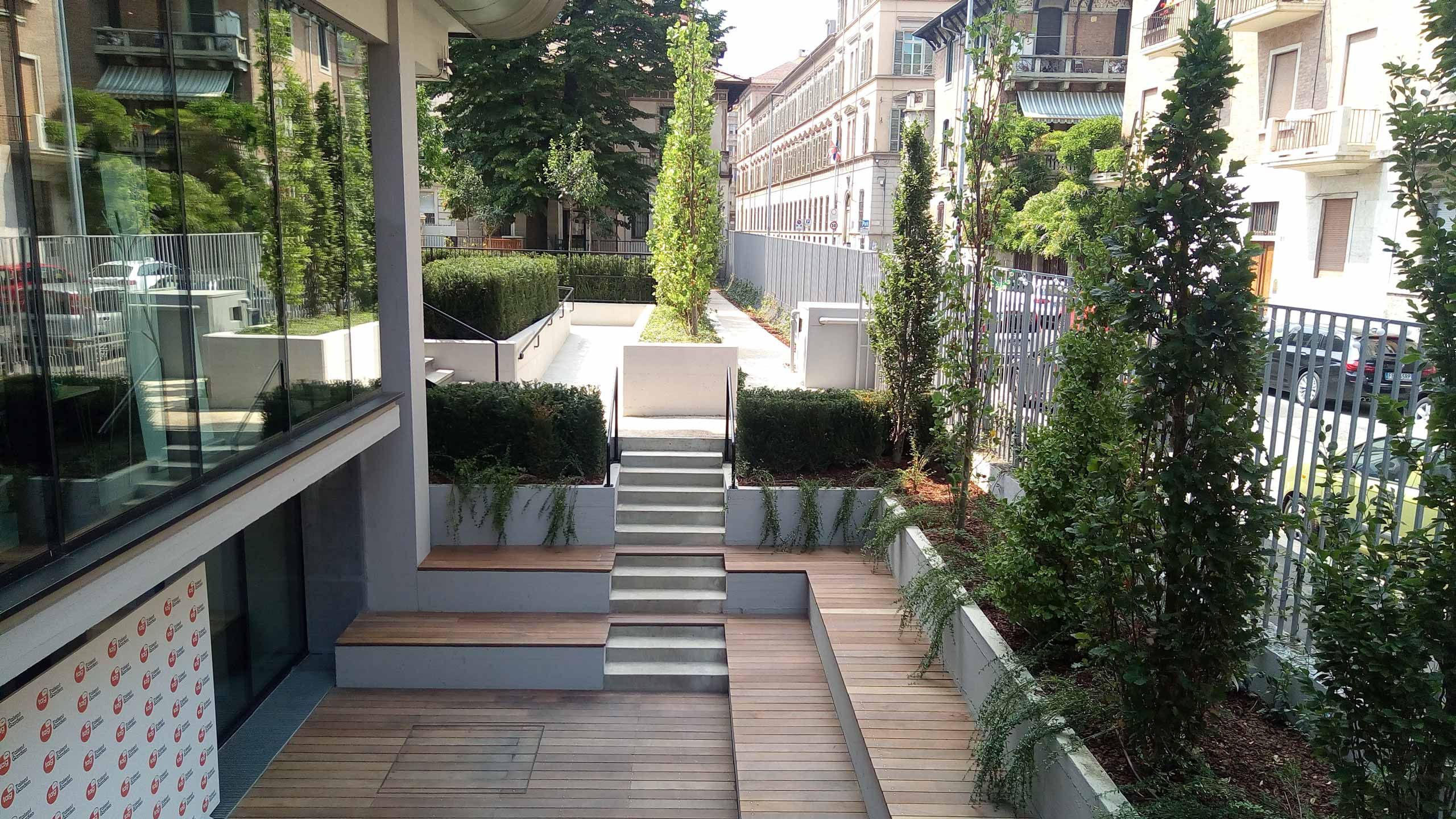 Fondazione Agnelli cortile interno