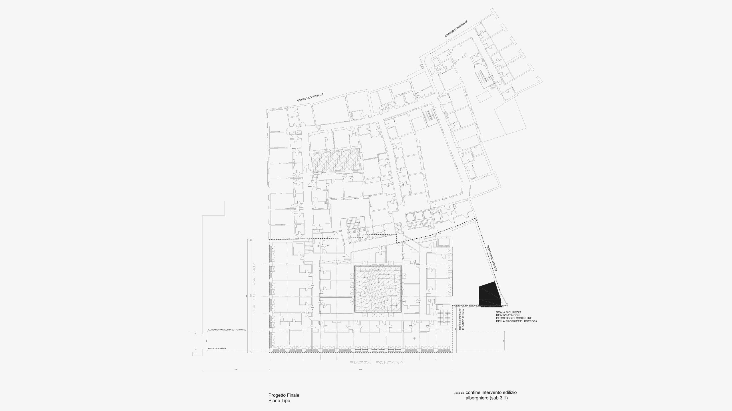 Starhotels Rosa Grand progetto